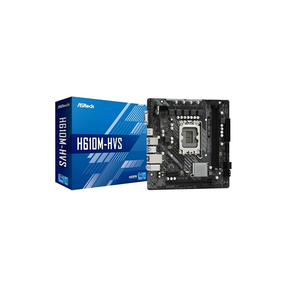 ASRock H610M HVS Motherboard Micro ATX με Intel 1700 Socket