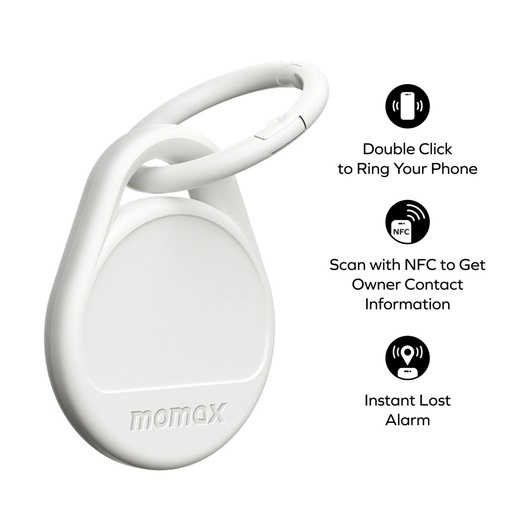 Pinpop Duo Find My Locator White Pinpop Duo Find My Locator White