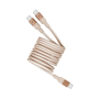Mag.Link Magnetic USB-C to 2 USB-Cs Cable 100W 2m Sandstone