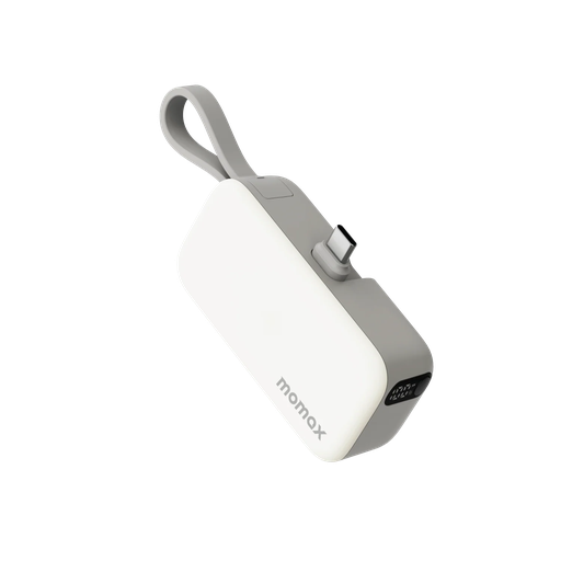 1-Power Mini 3-in-1 Power Bank 5000mAh USB-C White 1-Power Mini 3-in-1 Power Bank 5000mAh USB-C White