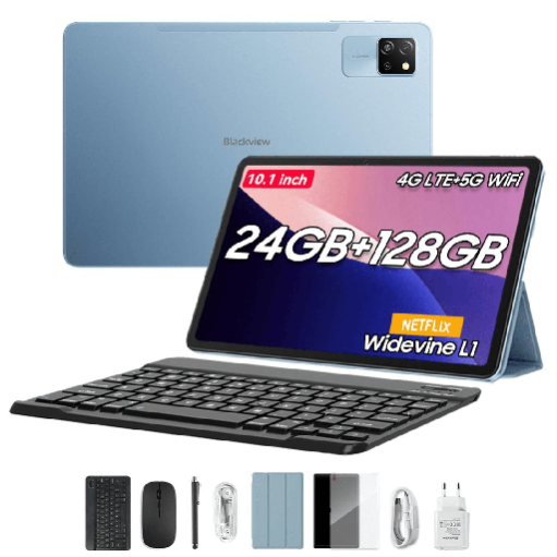 BlackView Tab 60 Pro 10.1" με WiFi & 4G (8GB/128GB) Set Sunny Blue BlackView Tab 60 Pro 10.1" με WiFi & 4G (8GB/128GB) Set Sunny Blue