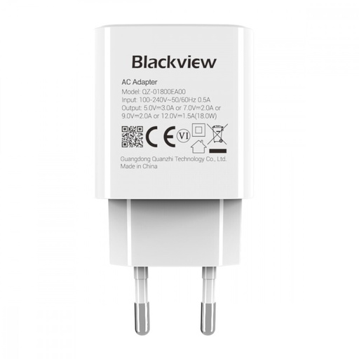 BlackView Φορτιστής Χωρίς Καλώδιο με Θύρα USB-A 18W Quick Charge 3.0 Λευκός BlackView Φορτιστής Χωρίς Καλώδιο με Θύρα USB-A 18W Quick Charge 3.0 Λευκός