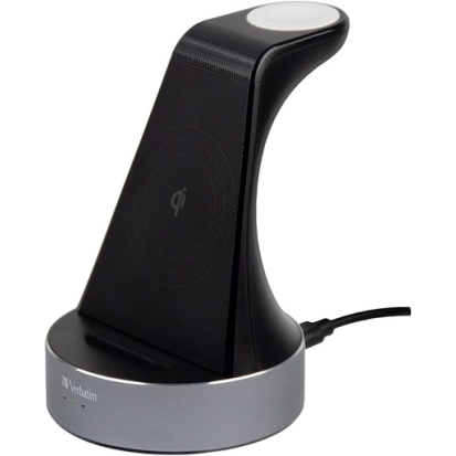 Verbatim Aluminium 2-in-1 Qi MFi Wireless + Apple Watch Charger Verbatim Aluminium 2-in-1 Qi MFi Wireless + Apple Watch Charger