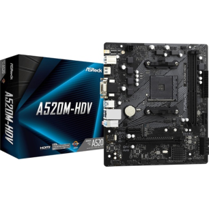 ASRock A520M-HVS Motherboard Micro ATX με AMD AM4 Socket ASRock A520M-HVS Motherboard Micro ATX με AMD AM4 Socket
