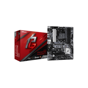 ASRock B550 Phantom Gaming 4 ATX Motherboard with AMD AM4 Socket ASRock B550 Phantom Gaming 4 ATX Motherboard with AMD AM4 Socket