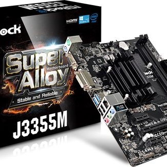 ASRock J3355M Micro ATX Motherboard with Integrated Intel Celeron J3355