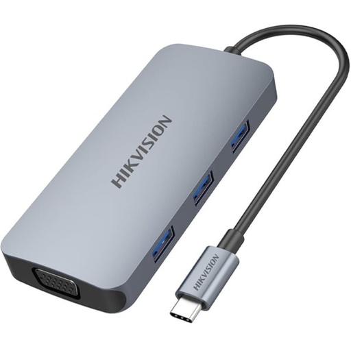 Hikvision USB-C Docking Station με HDMI 4K PD Γκρι Hikvision USB-C Docking Station με HDMI 4K PD Γκρι