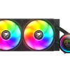 Cougar Poseidon Elite ARGB 240 Υδρόψυξη Επεξεργαστή 240mm με 2x120mm PWM ARGB Fans Μαύρη