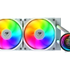 Cougar Poseidon Elite ARGB 240 Υδρόψυξη Επεξεργαστή 240mm με 2x120mm PWM ARGB Fans Λευκή