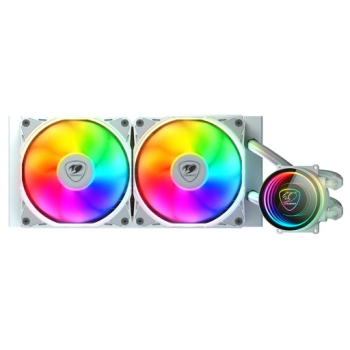 Cougar Poseidon Elite ARGB 240 Υδρόψυξη Επεξεργαστή 240mm με 2x120mm PWM ARGB Fans Λευκή Cougar Poseidon Elite ARGB 240 Υδρόψυξη Επεξεργαστή 240mm με 2x120mm PWM ARGB Fans Λευκή