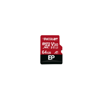 PATRIOT EP V30 A1 MICROSD/XC, 256GB 90/80MBs SD-ADAPTER PATRIOT EP V30 A1 MICROSD/XC, 256GB 90/80MBs SD-ADAPTER