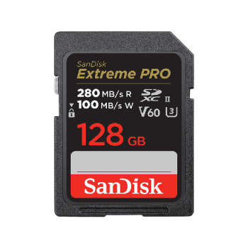 Sandisk Extreme Pro SDXC 128GB V60, C10, UHS-II