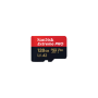 Sandisk Extreme Pro microSDXC 128GB Class 10 U3 V30 A2 UHS-I με αντάπτορα