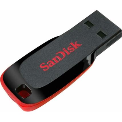 Sandisk Cruzer Blade 128GB USB 2.0 Stick Μαύρο Sandisk Cruzer Blade 128GB USB 2.0 Stick Μαύρο