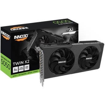 Inno3D GeForce RTX 5050 8GB GDDR6 Twin X2 Inno3D GeForce RTX 5050 8GB GDDR6 Twin X2