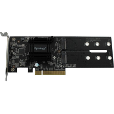 Synology M2D18 Adapter Card (PCIe 2.0, M.2 NVMe/SATA SSD adapter) Synology M2D18 Adapter Card (PCIe 2.0, M.2 NVMe/SATA SSD adapter)