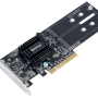 Synology M2D18 Adapter Card (PCIe 2.0, M.2 NVMe/SATA SSD adapter)
