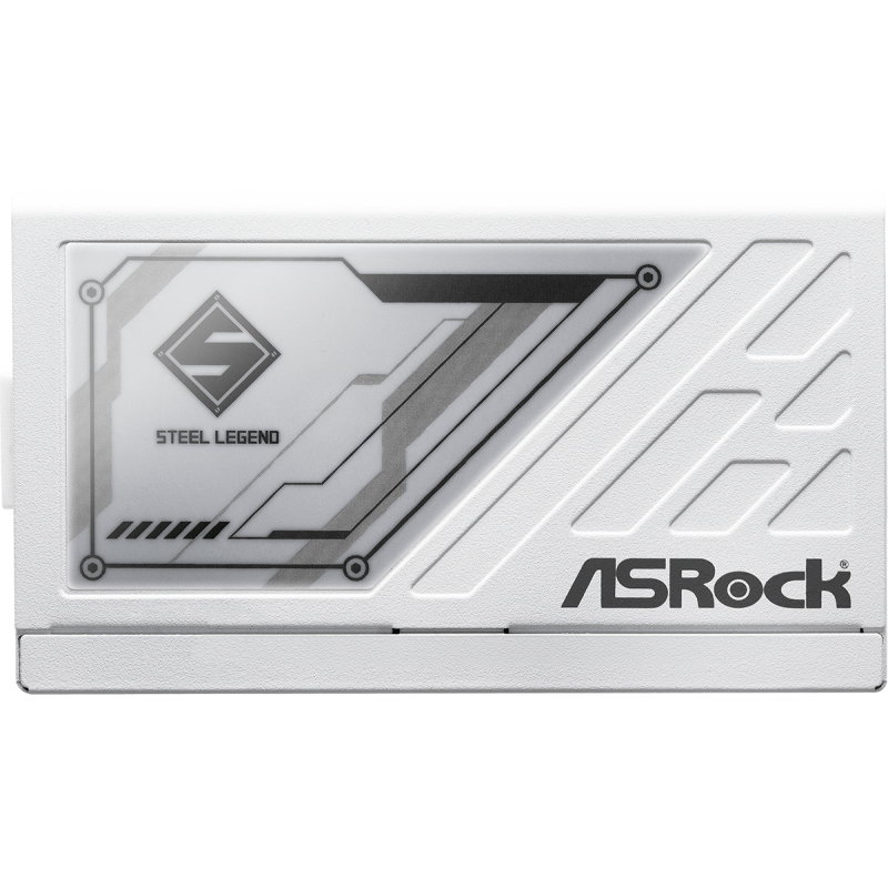ASRock Steel Legend SL-1200GW 1200W Λευκό Τροφοδοτικό Υπολογιστή Full Modular 80 Plus Gold