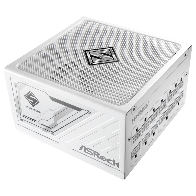ASRock Steel Legend SL-1200GW 1200W Λευκό Τροφοδοτικό Υπολογιστή Full Modular 80 Plus Gold