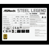 ASRock Steel Legend SL-1200GW 1200W Λευκό Τροφοδοτικό Υπολογιστή Full Modular 80 Plus Gold