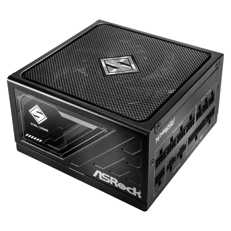 ASRock Steel Legend SL-1200G 1200W Μαύρο Τροφοδοτικό Υπολογιστή Full Modular 80 Plus Gold