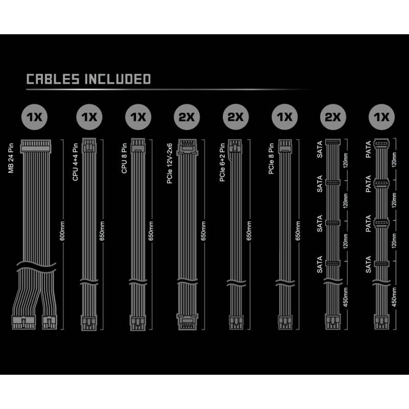 ASRock Steel Legend SL-1200G 1200W Μαύρο Τροφοδοτικό Υπολογιστή Full Modular 80 Plus Gold