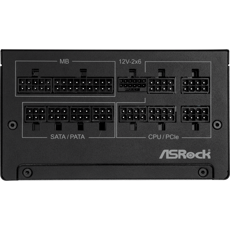 ASRock Steel Legend SL-850G 850W Μαύρο Τροφοδοτικό Υπολογιστή Full Modular 80 Plus Gold