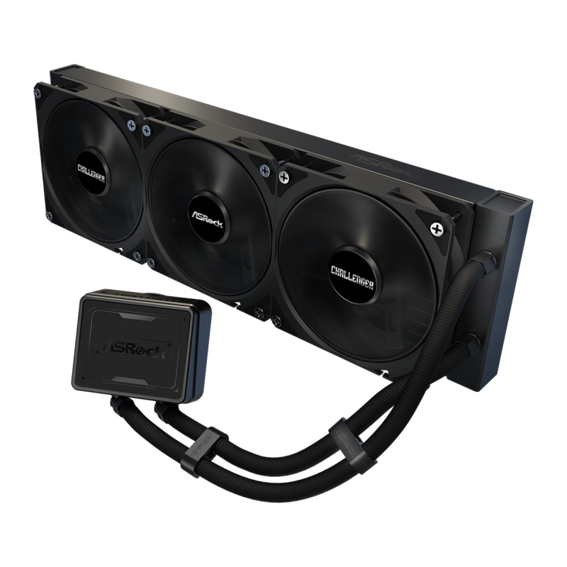 ASRock Challenger Pure 360 Υδρόψυξη Επεξεργαστή Τριπλού Ανεμιστήρα 120mm για Socket AM4/AM5/1700