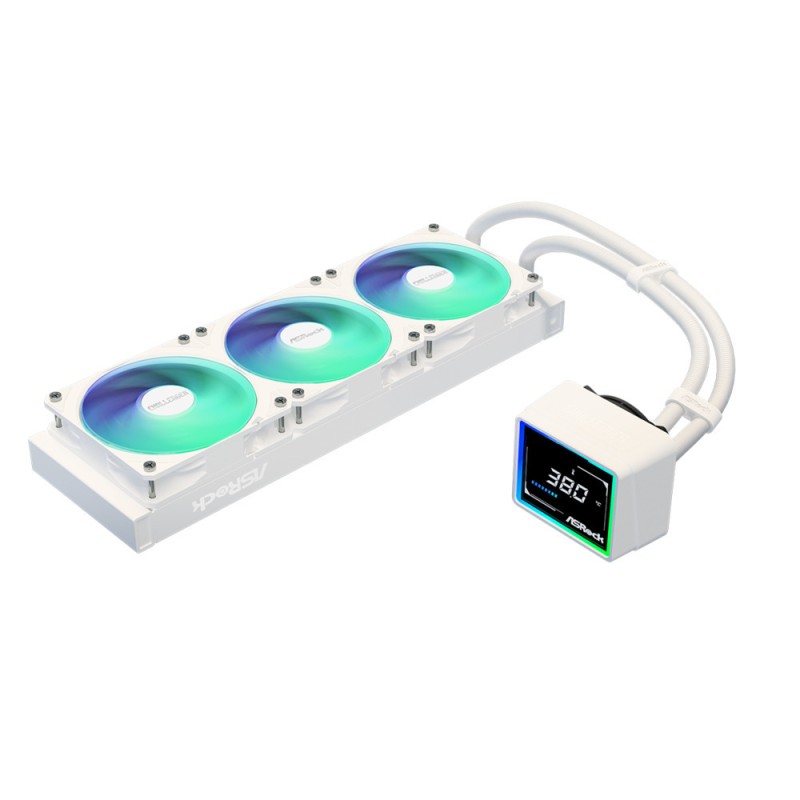 ASRock Challenger 360 Digital White Υδρόψυξη Επεξεργαστή Τριπλού Ανεμιστήρα 120mm ARGB