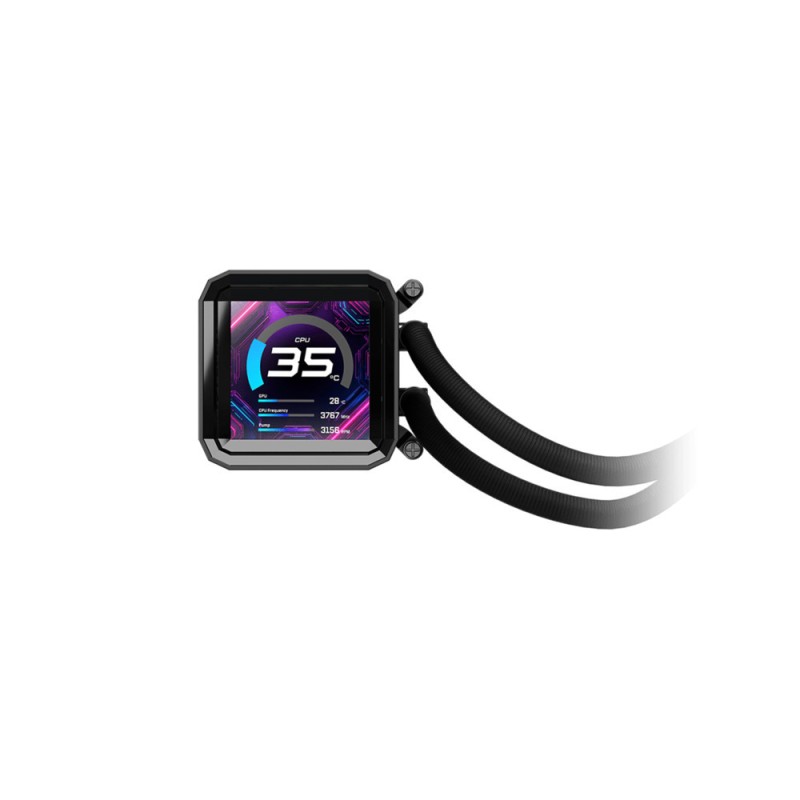 ASRock Phantom Gaming 360 LCD Υδρόψυξη Επεξεργαστή Τριπλού Ανεμιστήρα 120mm Socket AM4/AM5/1700 ARGB