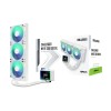ASRock Pro 360 ARGB White Υδρόψυξη Επεξεργαστή Τριπλού Ανεμιστήρα 120mm για Socket AM4/AM5/1700