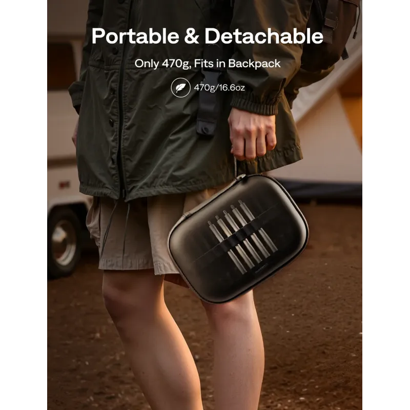 Aurzen PowerPlay 3-in-1 Projector Stand with 10000mAh Power Bank & Carry Case