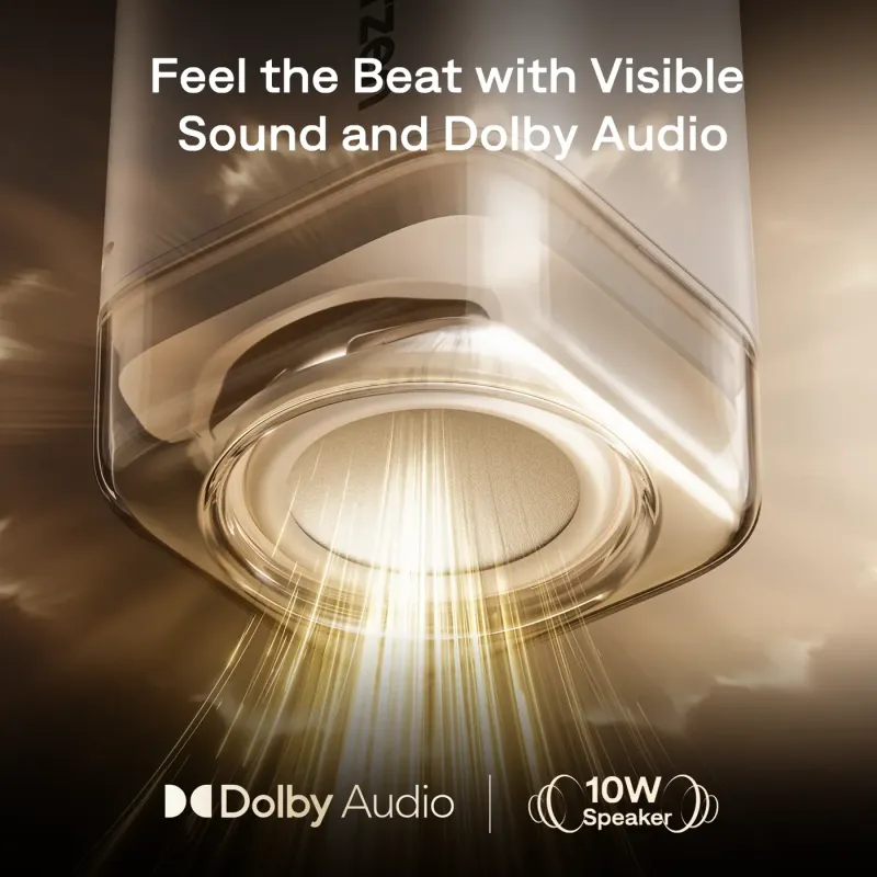 Aurzen BOOM air Google TV Smart Projector Beige