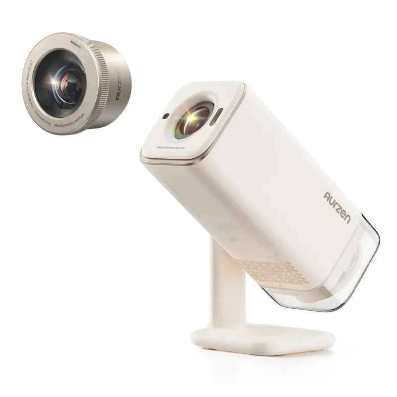 Aurzen BOOM air Google TV Smart Projector Beige