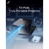 Aurzen ZIP Tri-Fold Portable Mini Projector Dark Grey