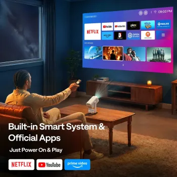Aurzen EAZZE D1 Air Portable Smart Projector – Full HD / Netflix / Wi-Fi / Bluetooth / Dolby Audio