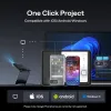 Aurzen ZIP Tri-Fold Portable Mini Projector Cyber
