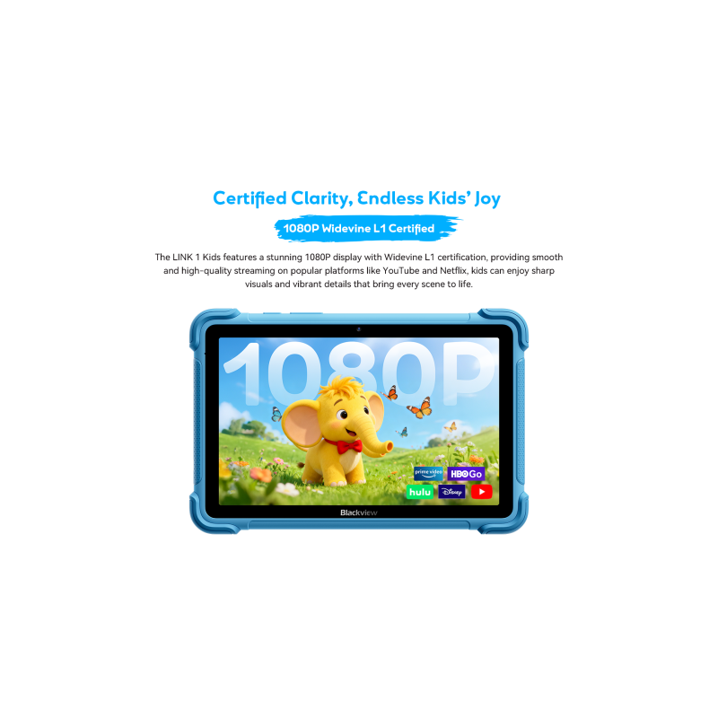 BlackView Link 1 Kids 8.68" με WiFi (4GB/64GB) Bubble Blue