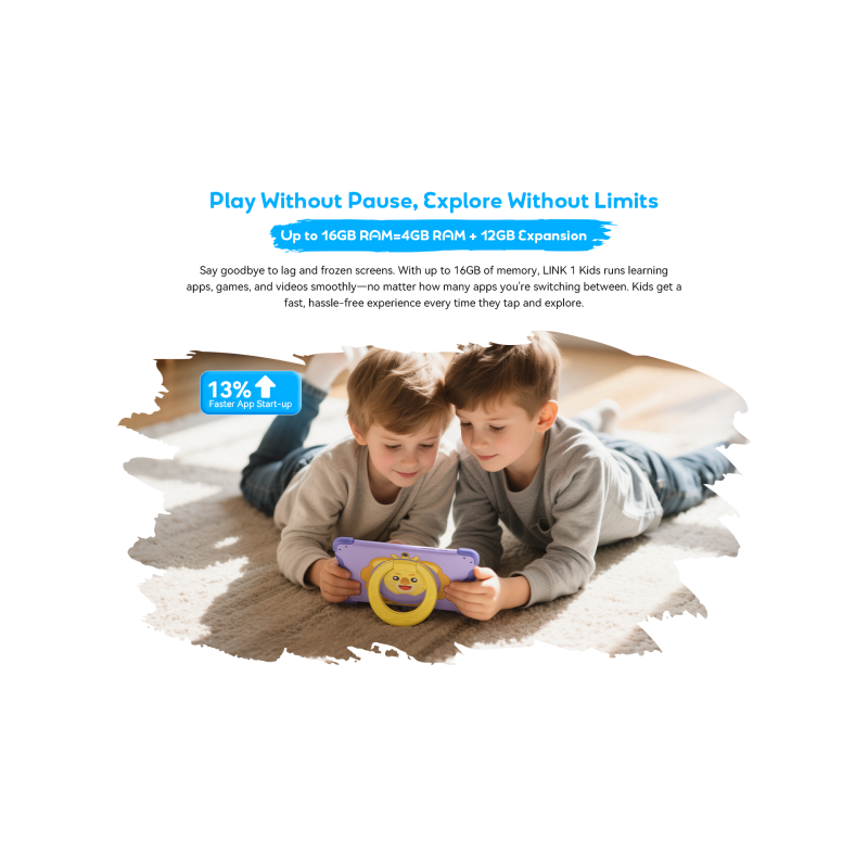 BlackView Link 1 Kids 8.68" με WiFi (4GB/64GB) Bubble Blue