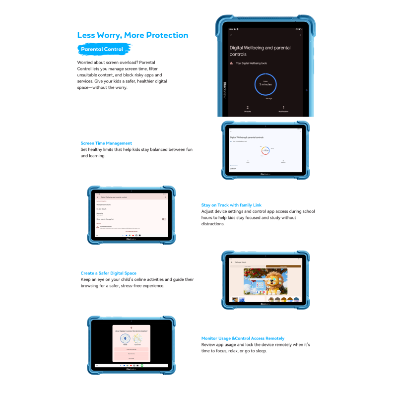BlackView Link 1 Kids 8.68" με WiFi (4GB/64GB) Purple BlackView Link 1 Kids 8.68" με WiFi (4GB/64GB) Purple