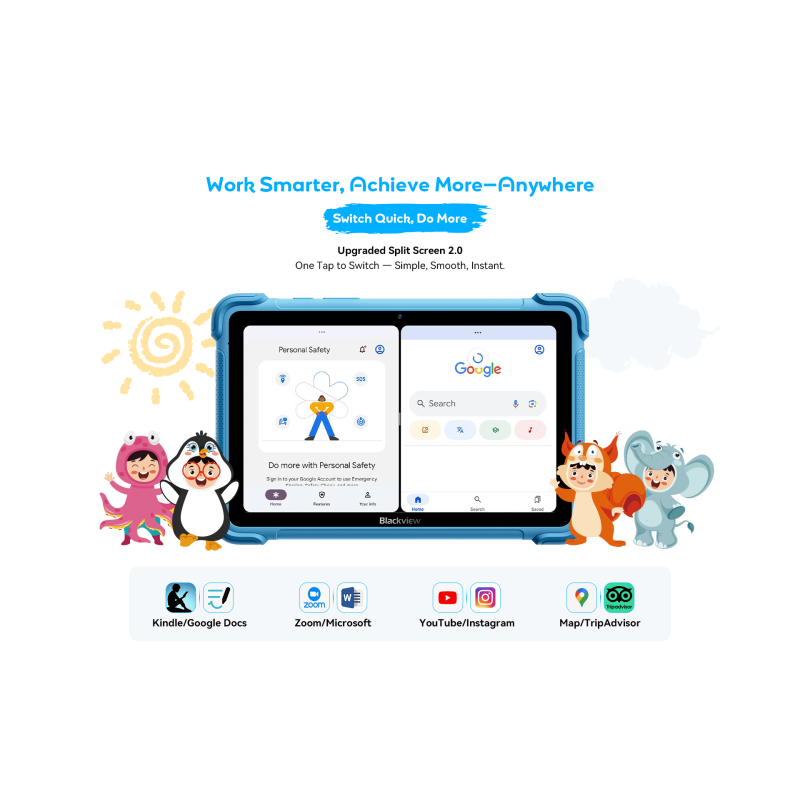 BlackView Link 1 Kids 8.68" με WiFi (4GB/64GB) Purple BlackView Link 1 Kids 8.68" με WiFi (4GB/64GB) Purple