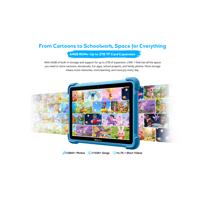 BlackView Link 1 Kids 8.68" με WiFi (4GB/64GB) Purple BlackView Link 1 Kids 8.68" με WiFi (4GB/64GB) Purple