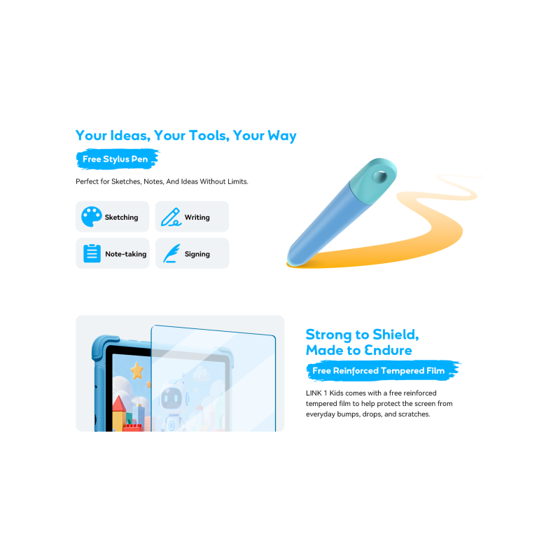 BlackView Link 1 Kids 8.68" με WiFi (4GB/64GB) Purple BlackView Link 1 Kids 8.68" με WiFi (4GB/64GB) Purple