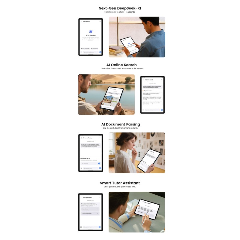 BlackView Link 8 12.7" 2K με WiFi (6GB/256GB) Grey Set Packing