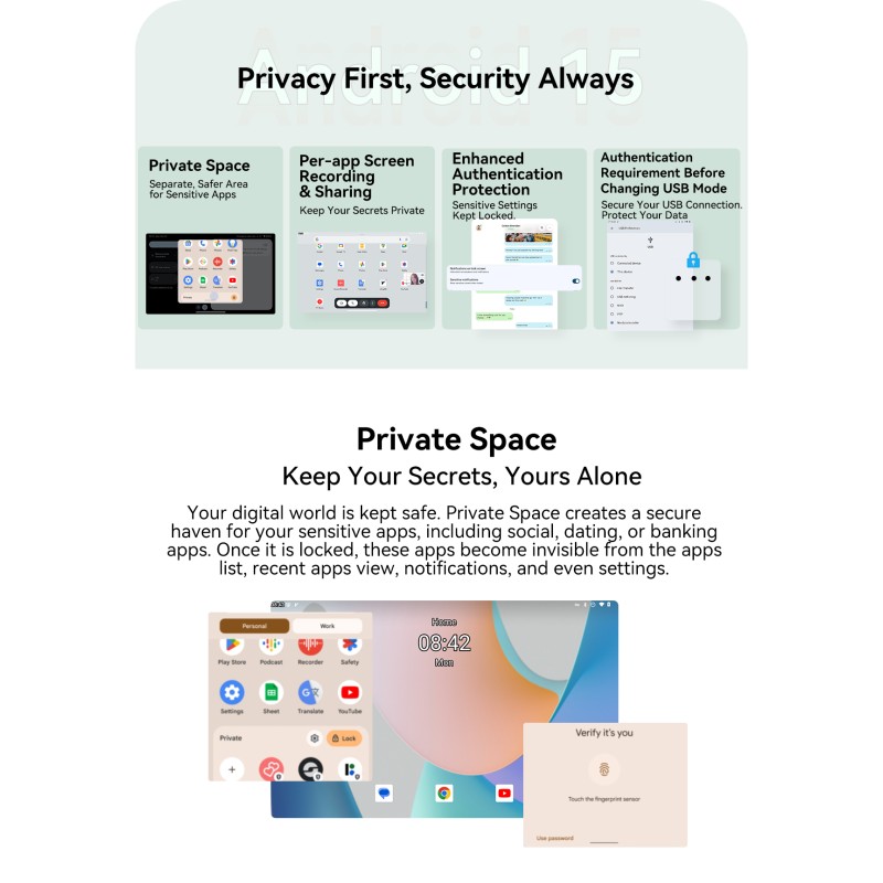 Blackview MEGA 2 – 12" Android 15 Tablet με WiFi | 12GB RAM, 256GB ROM | Green Set Blackview MEGA 2 – 12" Android 15 Tablet με WiFi | 12GB RAM, 256GB ROM | Green Set