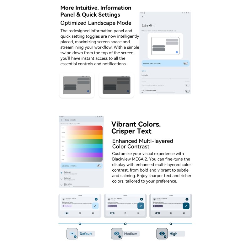 Blackview MEGA 2 – 12" Android 15 Tablet με WiFi | 12GB RAM, 256GB ROM | Green Set Blackview MEGA 2 – 12" Android 15 Tablet με WiFi | 12GB RAM, 256GB ROM | Green Set