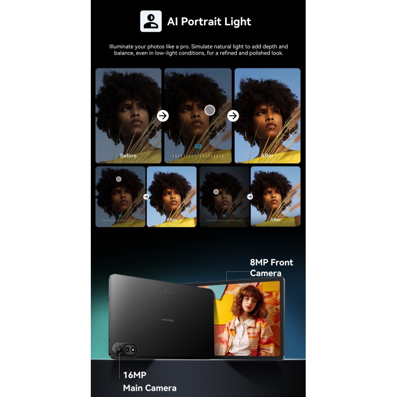 Blackview MEGA 2 – 12" Android 15 Tablet με WiFi | 12GB RAM, 256GB ROM | Green Set Blackview MEGA 2 – 12" Android 15 Tablet με WiFi | 12GB RAM, 256GB ROM | Green Set