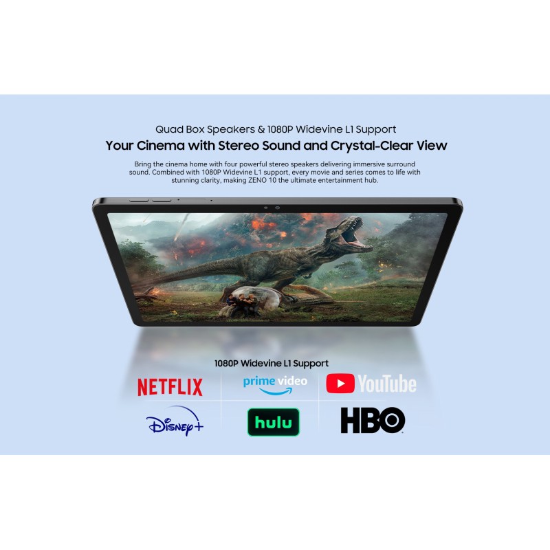 BlackView ZENO 10 |10.95" με WiFi & 5G (8GB/256GB) Grey Set Packing Gray
