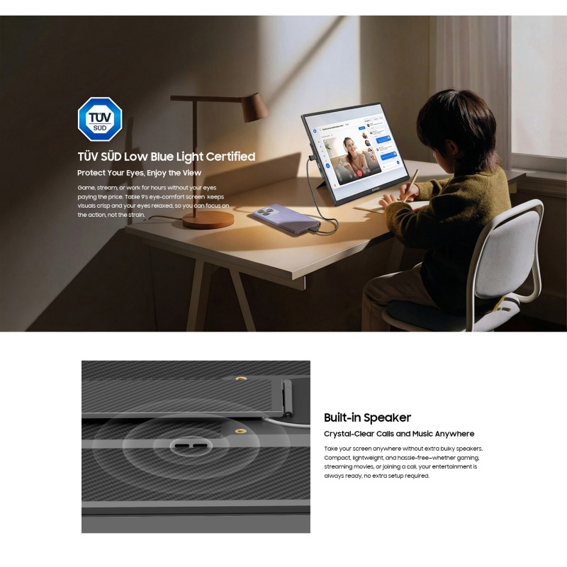 BlackView Table 9 IPS Φορητό Monitor 16" FHD 1920x1200