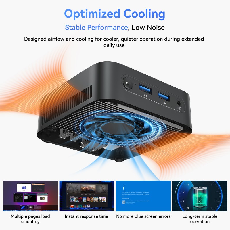 BlackView Mini PC (Ryzen 5 3500U/16GB DDR4/512GB SSD/W11 Pro)